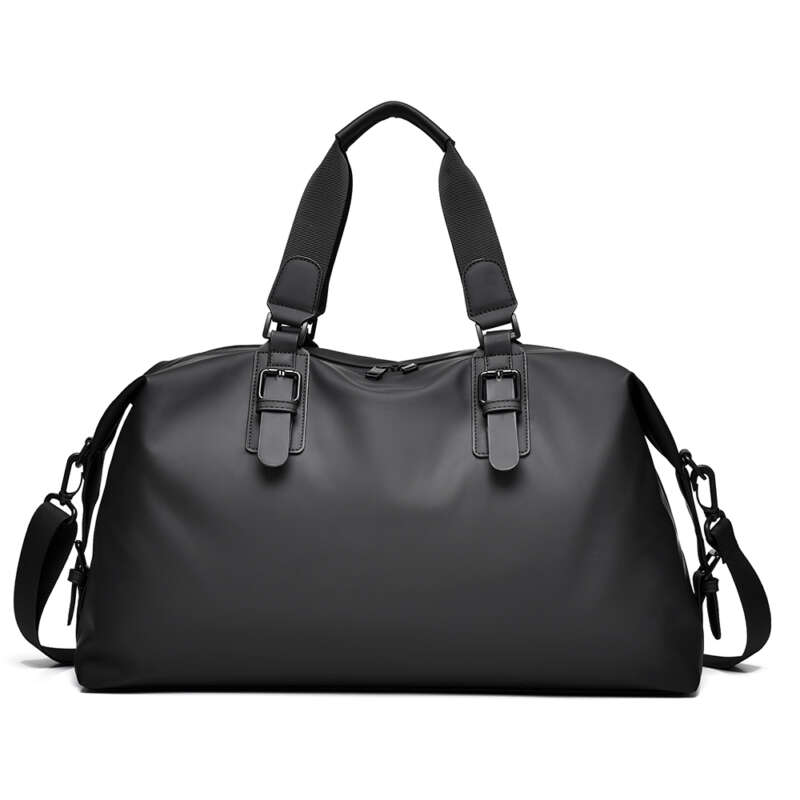 Modern Waterproof PU Gym Duffle Bag – Custom Travel Sports Bag with Zipper Closure